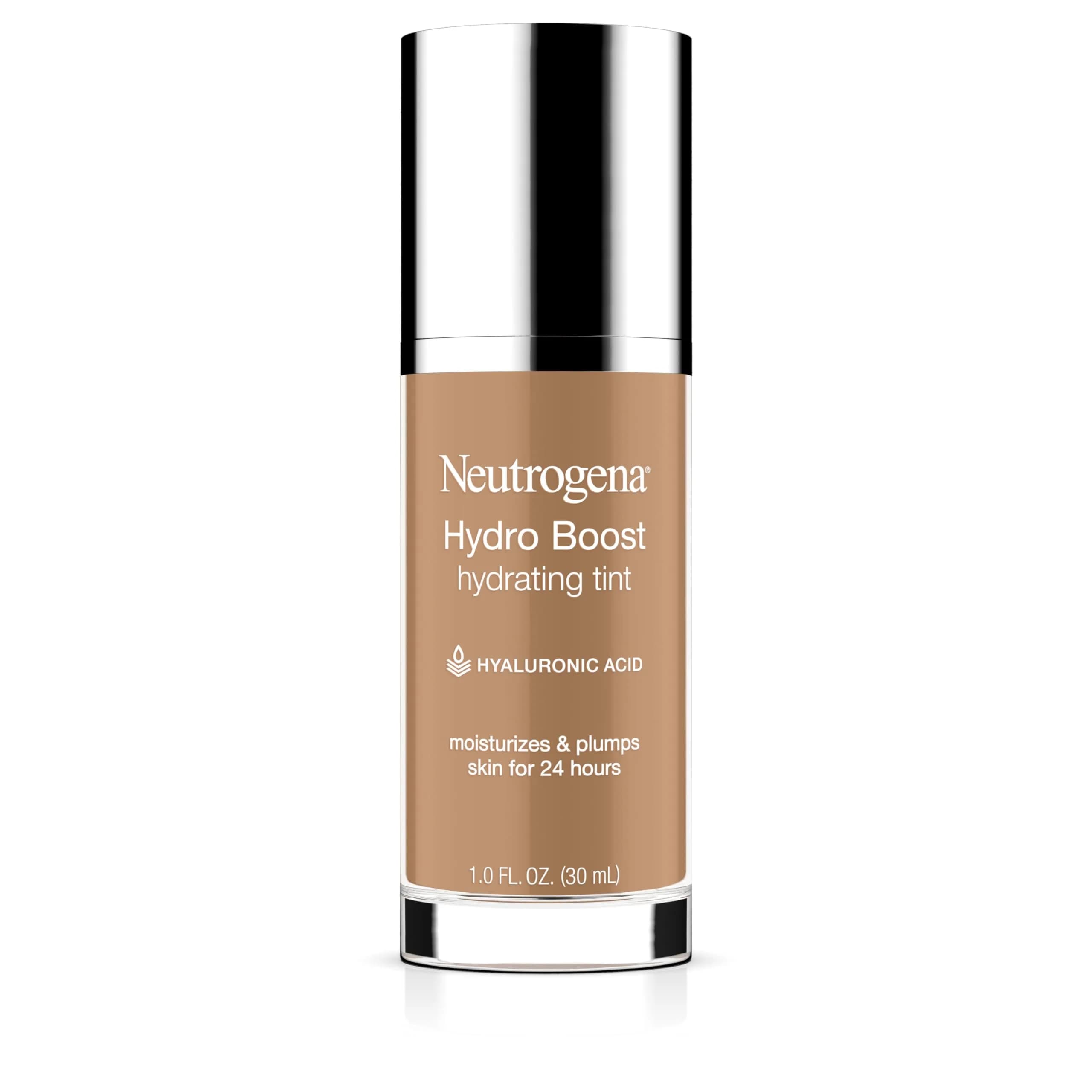 Neutrogena Hydro Boost Tint Foundation Makeup 20 Natural Ivory | Hydrating, Lightweight, Hydrates Skin 24H — Caramel 105