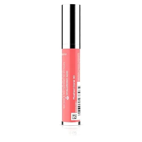 Neutrogena Hydro Boost Moisturizing Lip Gloss, Flushed Coral, 2.96 ml (0.10 Fl Oz) | Hydrating Hyaluronic Acid thumbnail 5