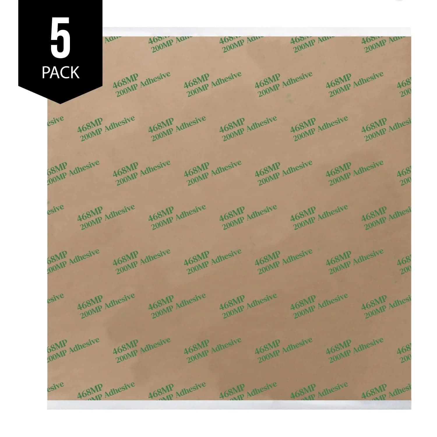 Gizmo Dorks 468MP Double Sided Adhesive Transfer Tape Sheets 20.3 x 20.3 cm (8 x 8 in) | High Temp Acrylic Foam Tape for 3D Prints & Graphics - view 6