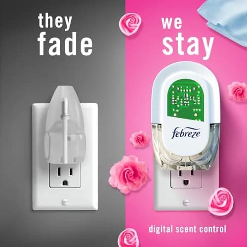 Febreze Fade Defy Plug-In Air Freshener Refills, Downy April Fresh Scent, 2.61 Fl Oz (77ml) | Lasts 50 Days on Low thumbnail 5