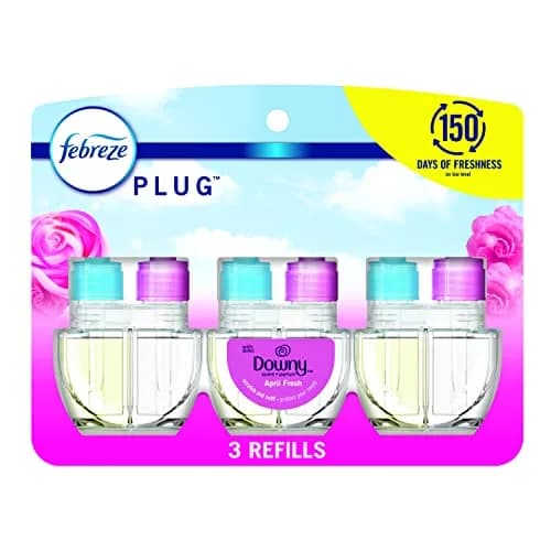 Febreze Fade Defy Plug-In Air Freshener Refills, Downy April Fresh Scent, 2.61 Fl Oz (77ml) | Lasts 50 Days on Low thumbnail 1