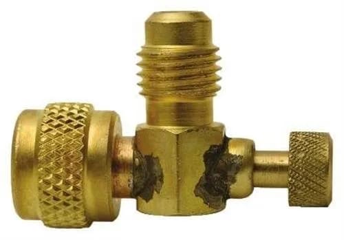 C&D Valve CD5050 Flow-Control Valve for 1/4" Flare Access Fitting | Brass Globe Valve thumbnail 1