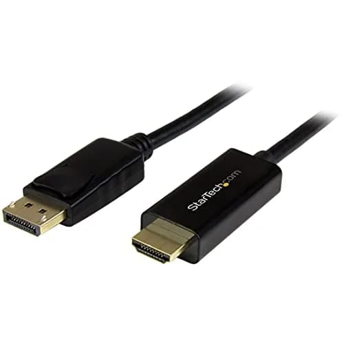 StarTech.com 10ft DisplayPort to HDMI Cable 4K 30Hz | Passive DP to HDMI Adapter Cable thumbnail 1