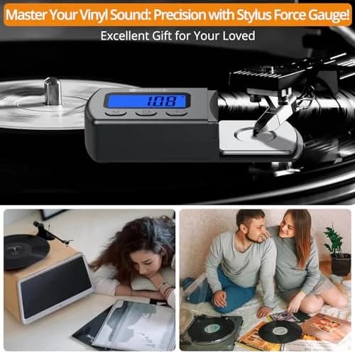 Neoteck Digital Turntable Stylus Force Gauge 0.01g/5.00g with Blue LCD | Accurate Tracking for Vinyl Playback thumbnail 5