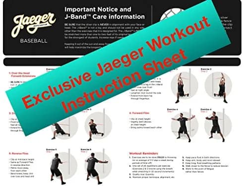 J-Bands Resistance Bands for Pitchers, Baseball & Softball | Portable Baseball Training Equipment for Youth & Adults thumbnail 3