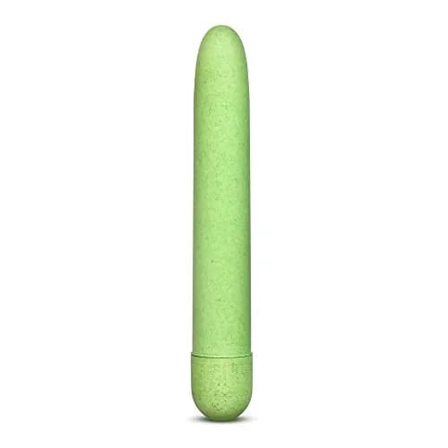Blush Gaia® Eco 7" Slim Quiet Multispeed Vibrator, Green thumbnail 8