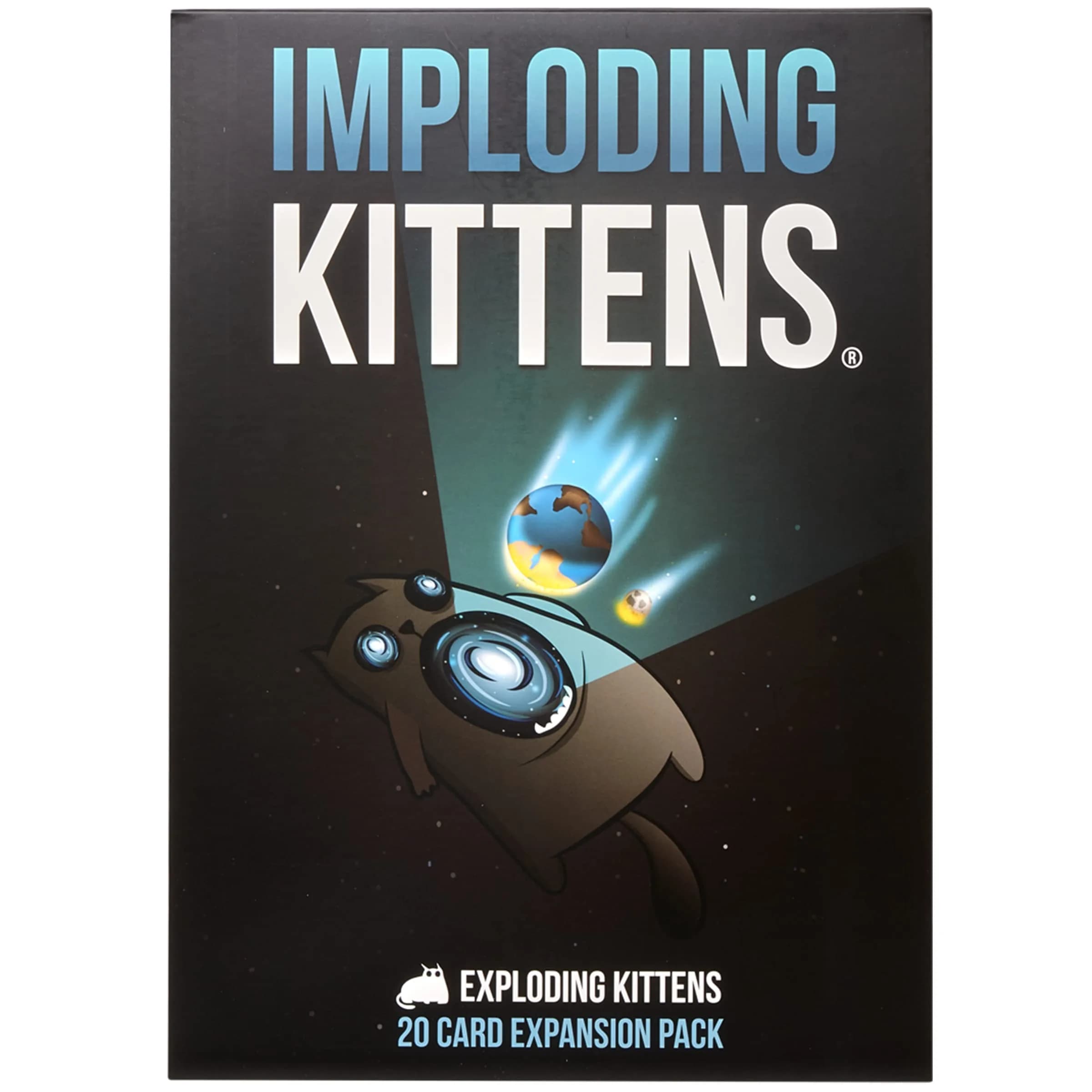 Exploding Kittens Imploding Kittens Expansion Set 20 Cards | Adds New Cards & Mechanics for 6 Players - main product image