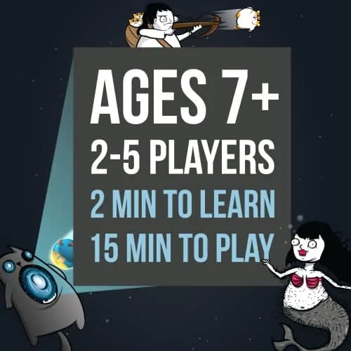 Exploding Kittens Imploding Kittens Expansion Set 20 Cards | Adds New Cards & Mechanics for 6 Players thumbnail 2