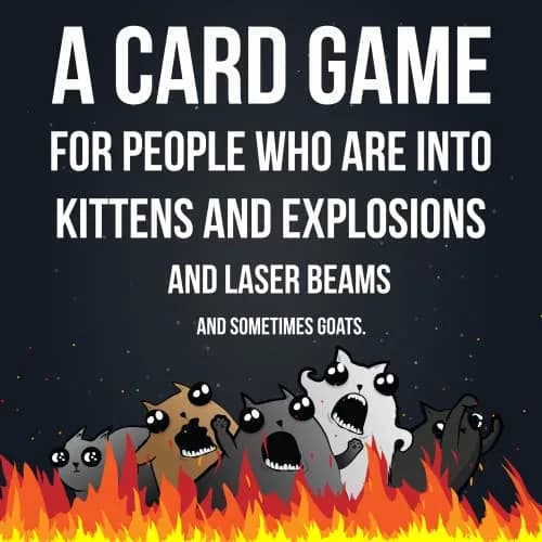 Exploding Kittens Imploding Kittens Expansion Set 20 Cards | Adds New Cards & Mechanics for 6 Players thumbnail 3