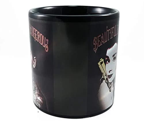 JUST FUNKY Audrey Hepburn Beautiful and Dangerous 20oz Ceramic Coffee Mug | Iconic Design, Large Capacity, Gift-Ready thumbnail 2