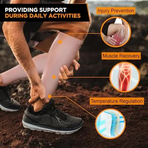 Doc Miller Compression Calf Sleeve for Men & Women 20-30mmHg | Graduated Support for Active Lifestyles thumbnail 4