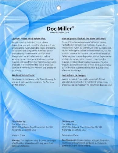 Doc Miller Compression Calf Sleeve for Men & Women 20-30mmHg | Graduated Support for Active Lifestyles thumbnail 7