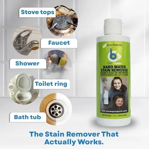 Bio-Clean Products WSR10 Hard Water Stain Remover 10oz | Eco-Friendly, Biodegradable thumbnail 4
