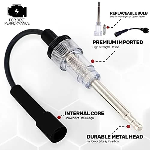 RamPro Inline Spark Tester for 6-12 Volt Engines | Automotive, Car, Lawnmower, Small & Big Internal/External Engine Diagnostic Tool thumbnail 2