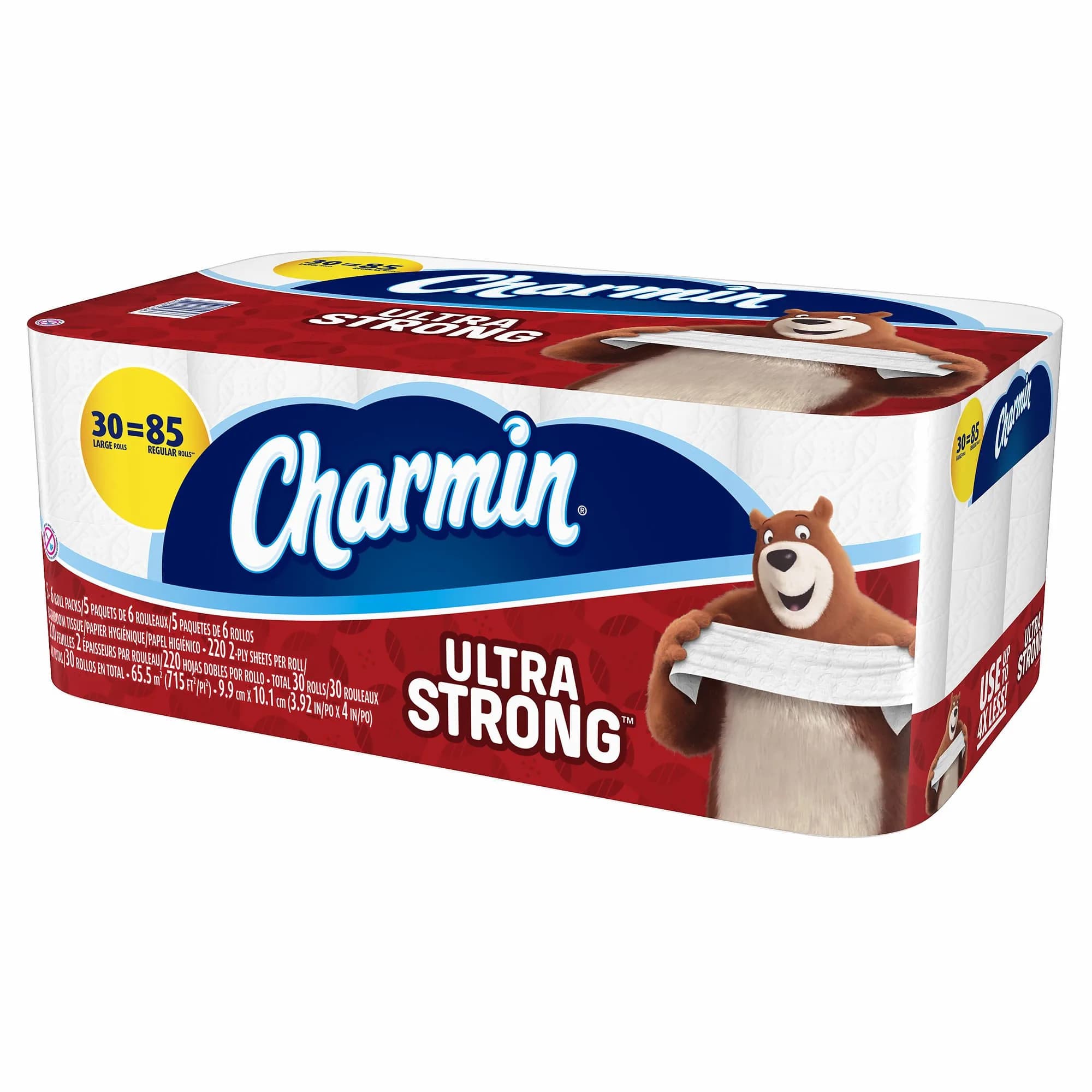 Charmin Ultra Strong Toilet Paper Mega XL Rolls, 330 Sheets Per Roll | Value Pack Toilet Paper — Mega