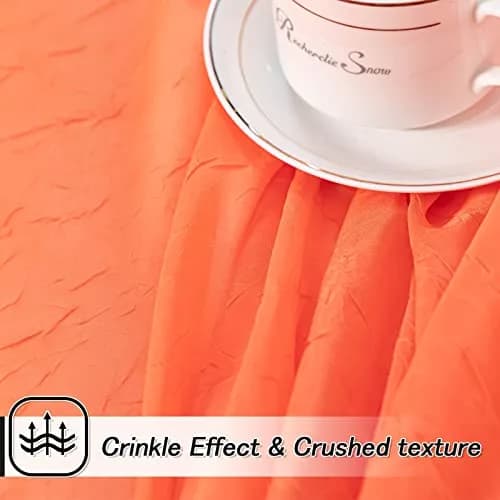 MYSKY HOME Crushed Voile Sheer Curtains 51" x 63" | Light-filtering, Durable & Stylish (70-120 chars) thumbnail 4