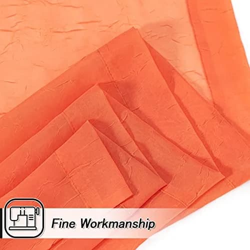 MYSKY HOME Crushed Voile Sheer Curtains 51" x 63" | Light-filtering, Durable & Stylish (70-120 chars) thumbnail 6
