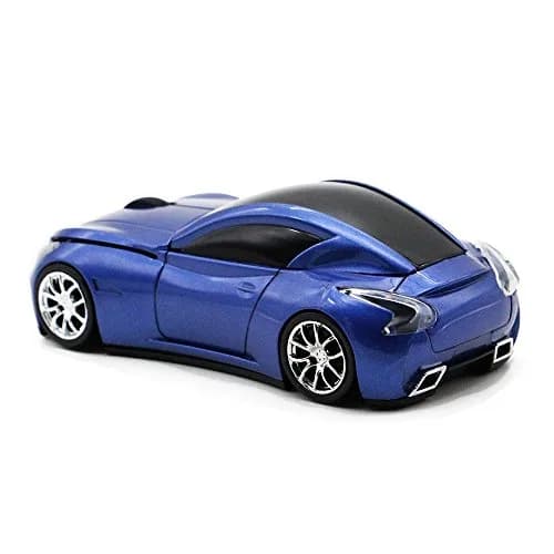 MGbeauty Sports Car Wireless Mouse | 1600 DPI Optical Gaming Mouse for PC & MAC (Blue, 11.2cm) thumbnail 2