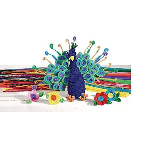 Colorations Pipe Cleaners Assorted Colors Pack of 100 | 12" Fuzzy Craft Supplies for Kids & Classrooms thumbnail 4