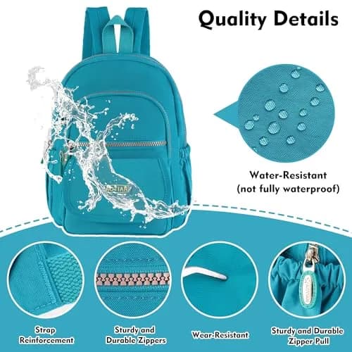 AOTIAN Mini Backpack for Women, Lightweight Nylon Small Daypack | Compact & Durable thumbnail 5