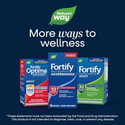 Nature's Way Fortify 30 Billion Daily Pre+Probiotic for Adults 50+ | Supports Digestive & Immune Health thumbnail 7
