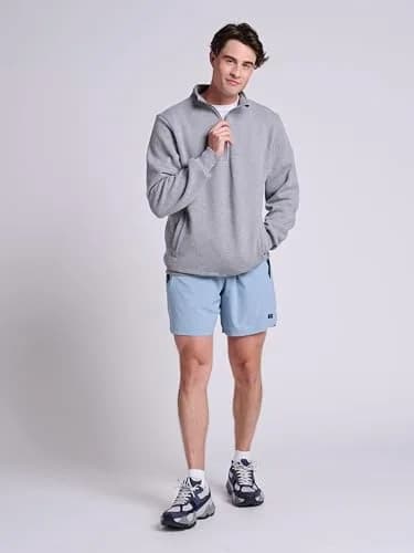Russell Athletic Dri-Power Fleece 1/4 Zip Cadet Large | Moisture-Wicking, Stylish for Cold Weather thumbnail 2