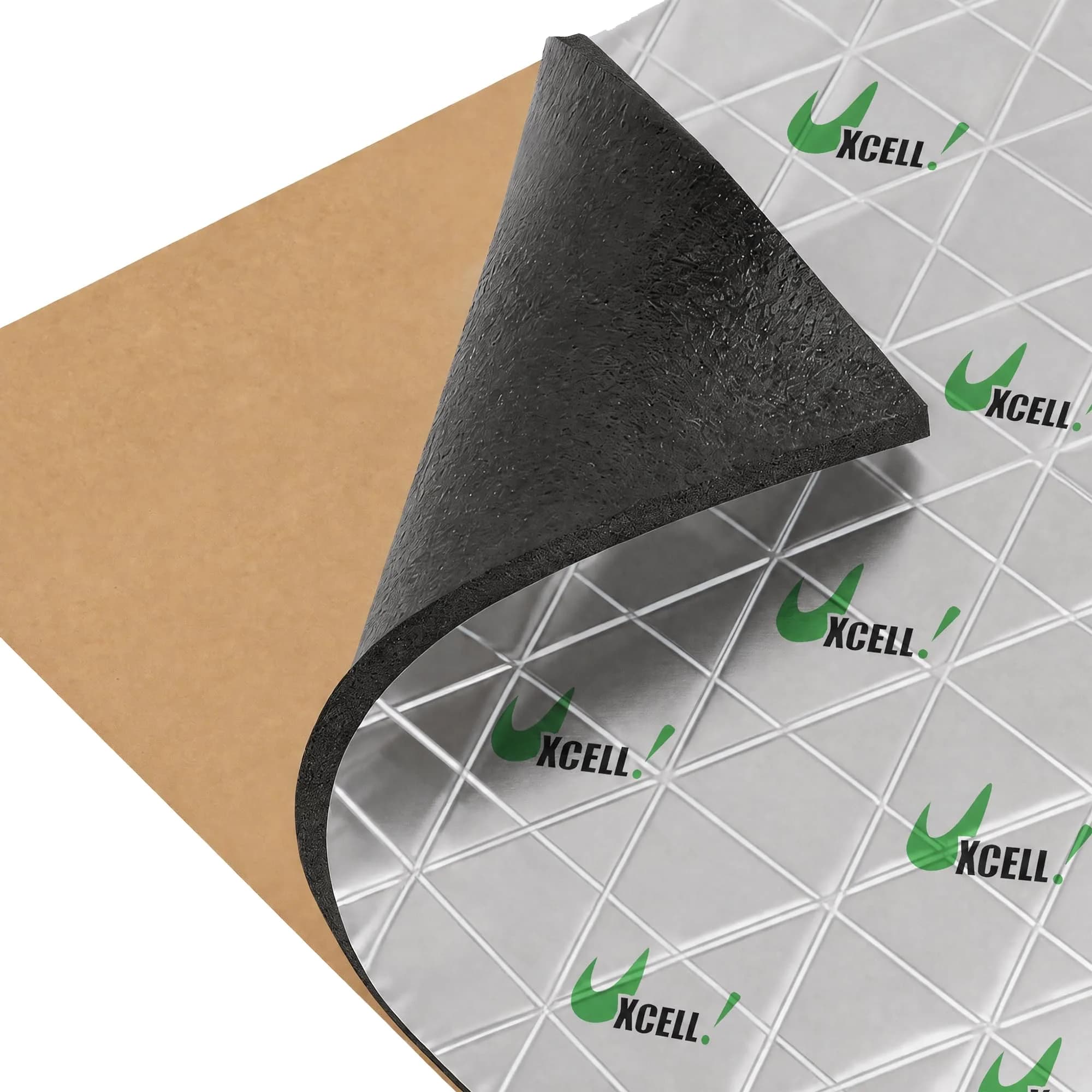 uxcell 6.5 Sqft Car Sound Deadening Mat Noise Insulation Dampening 10mm (0.39 Inch) | Reduces Road Noise & Heat — 6.5 SqFt