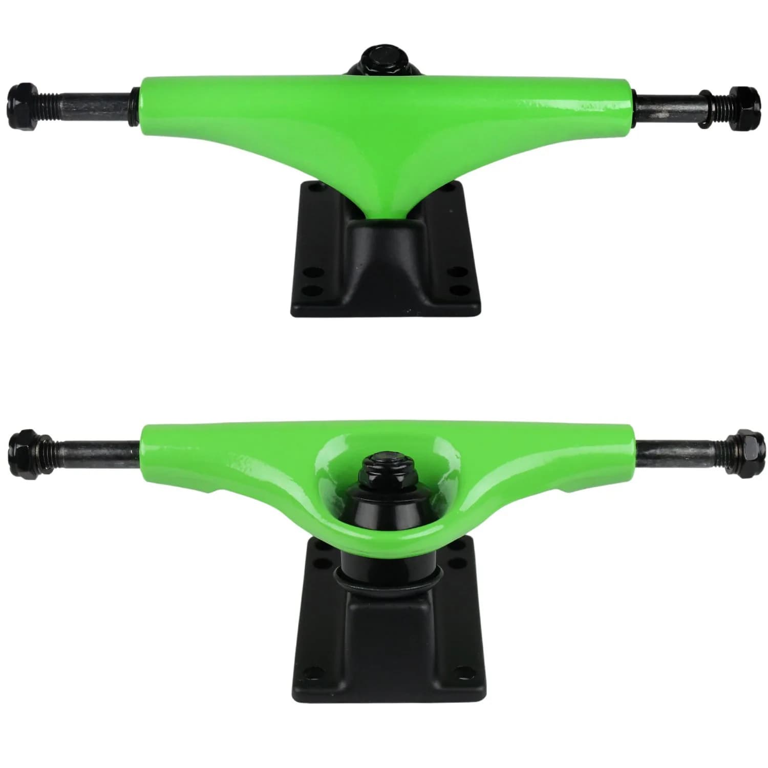 Havoc Skateboard Trucks, Green | Aluminum Alloy, 5.25 inch Hanger, 8.25 inch Axle, for 7.8-8.4 inch Boards