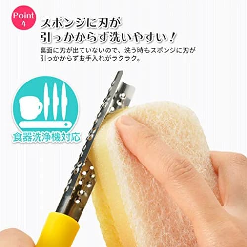 Shimomura Industry FV-619 Ginger Grater 22g (0.8 oz) | Stainless Steel Blade for Fresh Ginger thumbnail 6