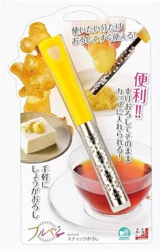 Shimomura Industry FV-619 Ginger Grater 22g (0.8 oz) | Stainless Steel Blade for Fresh Ginger thumbnail 3