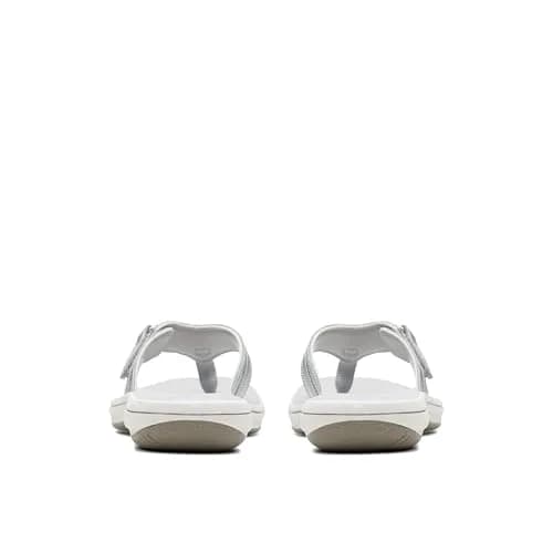 Clarks Breeze Sea Flip-Flop 9 | Silver Synthetic, Lightweight & Comfortable (70-120 chars) thumbnail 7