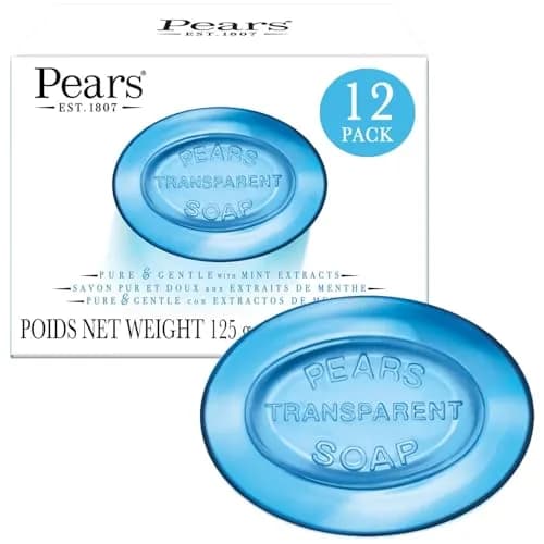 Pears Glycerin Soap, Blue 4.4 Oz | Moisturizing & Refreshing for All Skin Types thumbnail 1