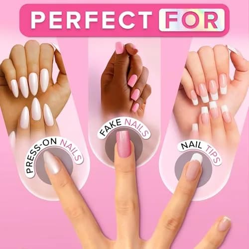 NYK1 NailBond Super Strong Nail Glue for Press On Nails, Nail Tips & Acrylics | 8ml (0.27 Fl Oz) thumbnail 3