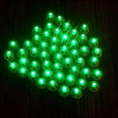 Neo LOONS Green Round LED Balloon Lights 100 Count | 24+ Hour Standby, 1.7cm Diameter thumbnail 7