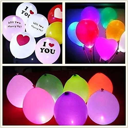 Neo LOONS Red Round LED Balloon Lights 100 Count (2.9 oz) | Long Standby Time for Paper Lanterns & Parties thumbnail 7