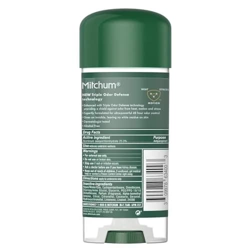 Mitchum Advanced Gel Antiperspirant & Deodorant, Mountain Air 10.2 oz (302 ml) (Pack of 3) | 48-Hour Sweat Protection thumbnail 6