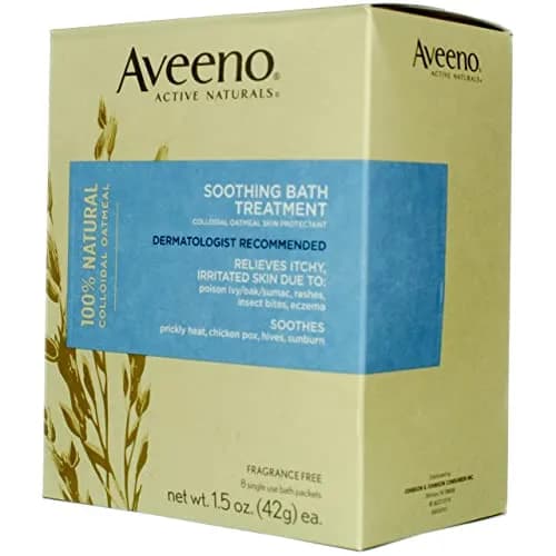 Aveeno Soothing Bath Treatment 24 oz (710 ml) | Colloidal Oatmeal for Itchy Skin Relief thumbnail 5