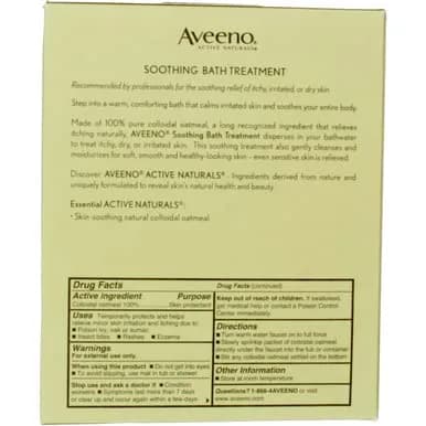 Aveeno Soothing Bath Treatment 24 oz (710 ml) | Colloidal Oatmeal for Itchy Skin Relief thumbnail 9