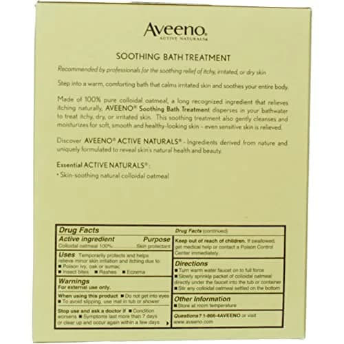Aveeno Soothing Bath Treatment 24 oz (710 ml) | Colloidal Oatmeal for Itchy Skin Relief thumbnail 3