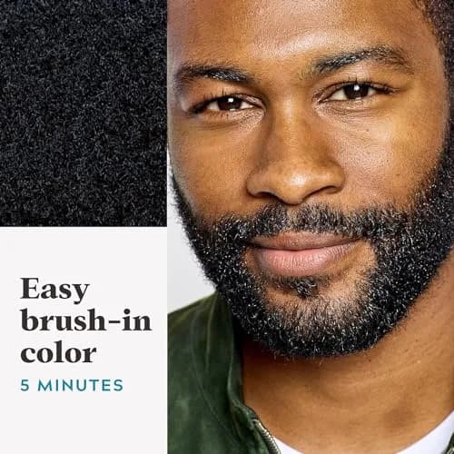 Just for Men Color Gel Mustache, Beard & Sideburns 115 Jet Black | Permanent Hair Color for Men thumbnail 5
