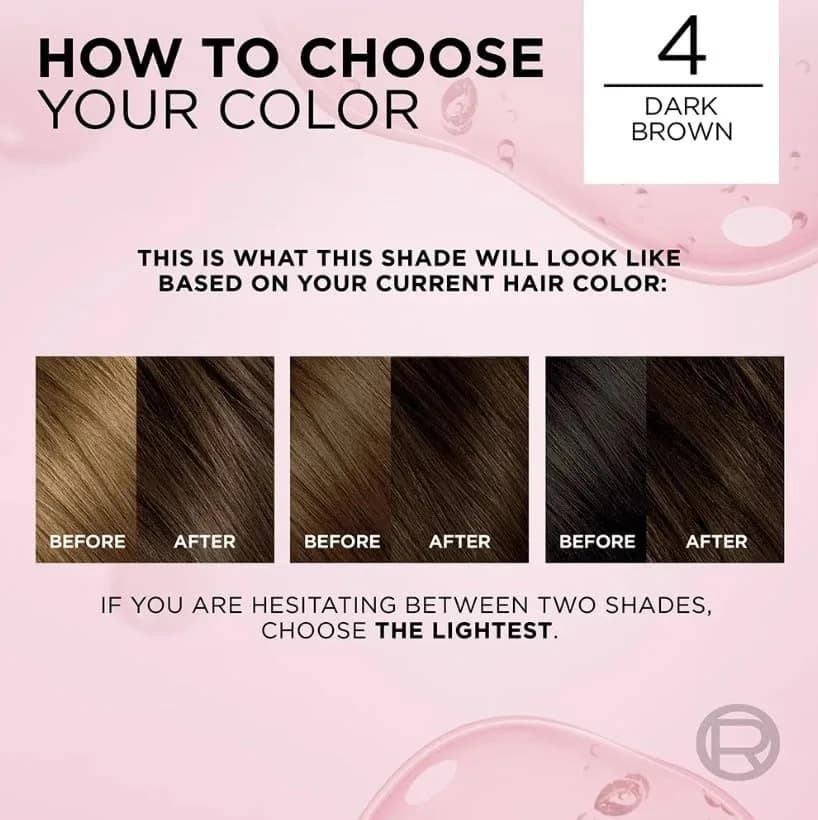 L'Oreal Paris Excellence Triple Protection Permanent Hair Color Creme, Dark Brown 4 | Long-Lasting Gray Coverage (120 chars) thumbnail 7