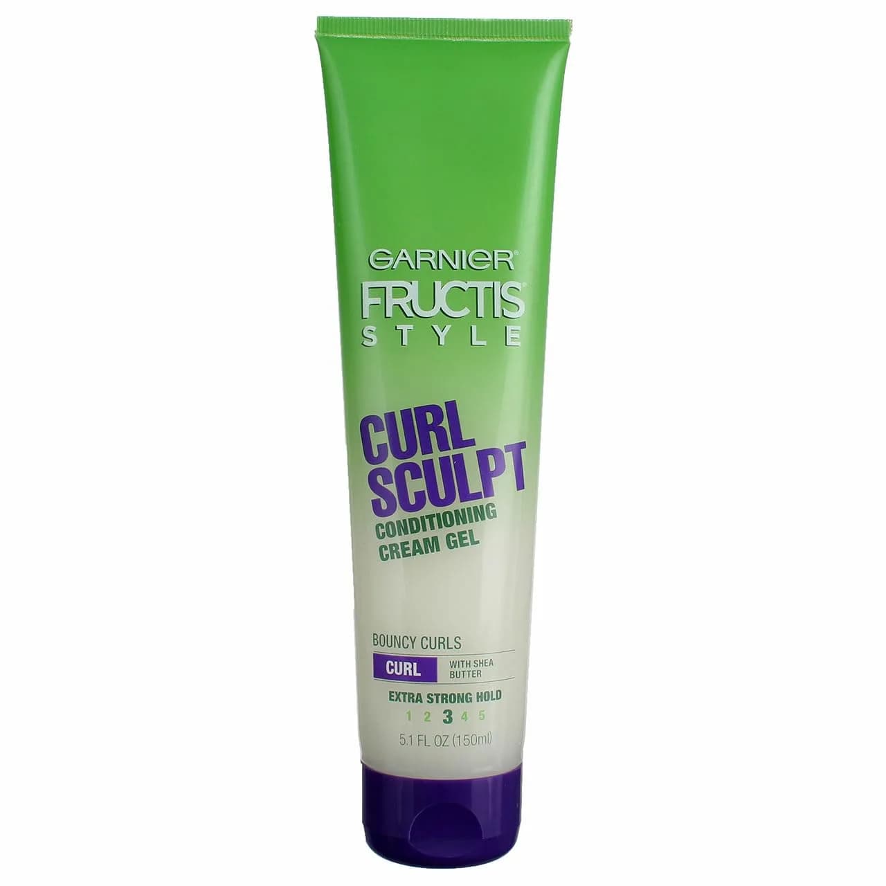 Garnier Fructis Curl Sculpt Conditioning Cream Gel 5 oz (150ml) Pack of 2 | Extra Strong Hold for Curly Hair - main product image