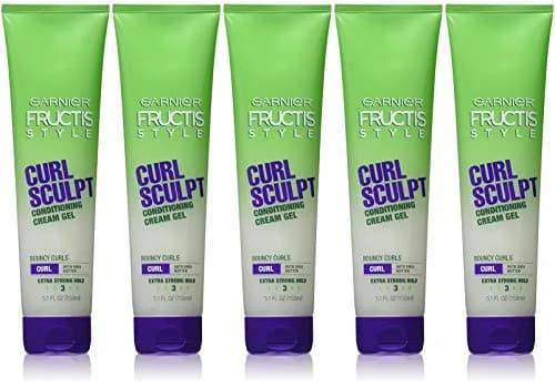 Garnier Fructis Style Curl Sculpt Conditioning Cream Gel 150ml (5 Fl Oz) | Strong Hold for Curly Hair thumbnail 1