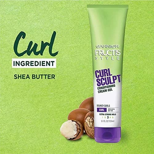 Garnier Fructis Style Curl Sculpt Conditioning Cream Gel 150ml (5 Fl Oz) | Strong Hold for Curly Hair thumbnail 7