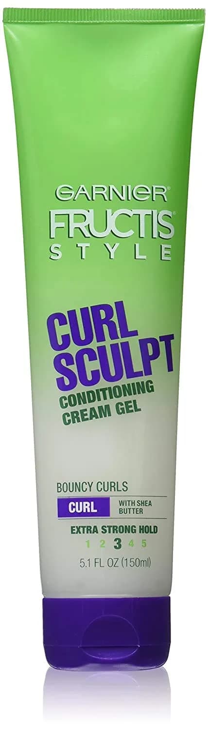 Garnier Fructis Style Curl Sculpt Conditioning Cream Gel 150ml (5 Fl Oz) | Strong Hold for Curly Hair - view 2
