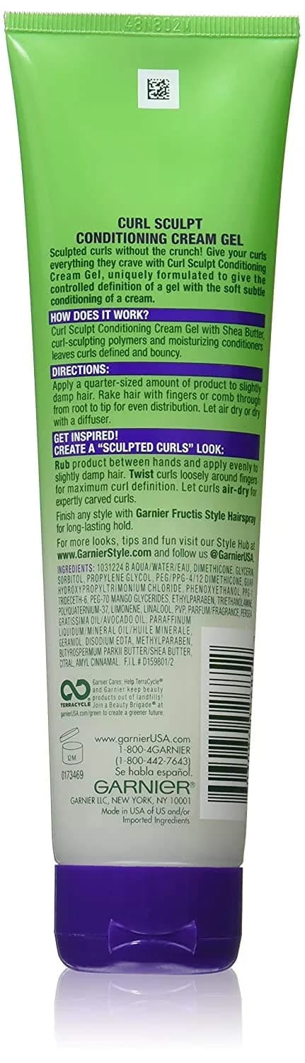 Garnier Fructis Style Curl Sculpt Conditioning Cream Gel 150ml (5 Fl Oz) | Strong Hold for Curly Hair - view 3