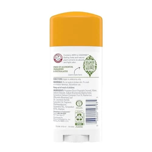 ARM & HAMMER Essentials Natural Deodorant Fresh 2.5 oz (Pack of 10) | Aluminum-Free Odor Protection thumbnail 2