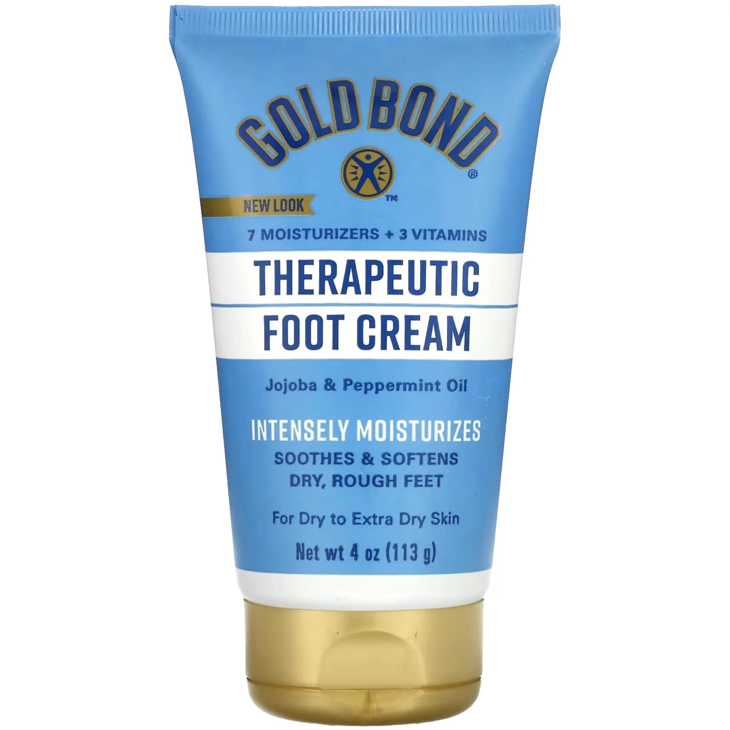 Gold Bond Therapeutic Foot Cream 118ml (4 Fl Oz) | Intensive Moisturizer for Cracked Heels - main product image