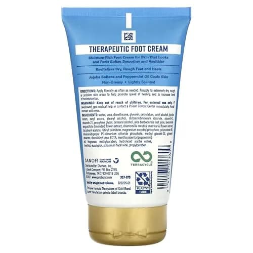 Gold Bond Therapeutic Foot Cream 118ml (4 Fl Oz) | Intensive Moisturizer for Cracked Heels thumbnail 8