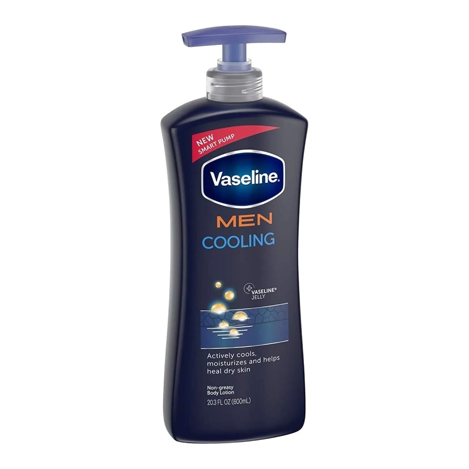 Vaseline Men Cooling Hydration Body Lotion 20.3 oz (Pack of 5) | Deep Hydrating, Cooling for Men thumbnail 1